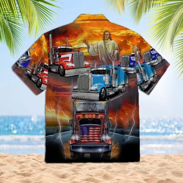 Truck Driver Jesus Bless Aloha Hawaiian Shirts For Men & For Women   – Gift Men Women Days