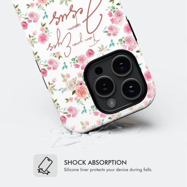 Turn your eyes upon Jesus Christian phone case