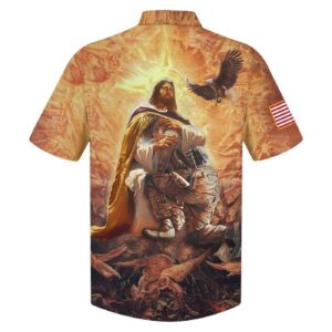 Veteran Hawaii Shirt Jesus save Hawaii Shirt Veteran Aloha Shirt Military Hawaiian Shirt 1