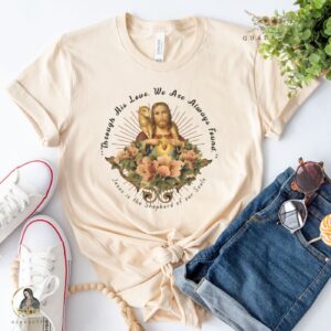 Vintage BohoJesus Shirt: Bible Verse T-shirt for Faith Fashion & Religious Apparel