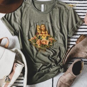 Vintage BohoJesus Shirt: Bible Verse T-shirt for Faith Fashion & Religious Apparel 1