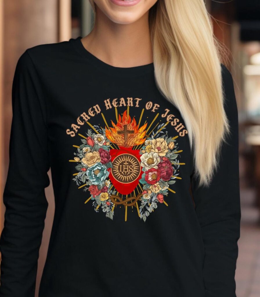 Vintage Sacred Heart of Jesus Gifts – Sentimental & Marian Devotion – Church Classic T-Shirt Vintage Sacred Heart of Jesus Gifts – Sentimental & Marian Devotion – Church Classic T-Shirt
