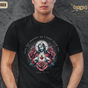 Vintage Sacred Heart of Jesus T-shirts: Catholic Christian Clothing for Faithful – Unique Gifts & Church Wear