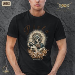 Virgin Mary & Holy Week Jesus Shirt: Faithful Easter Tshirt for Catholics & Mass Celebration