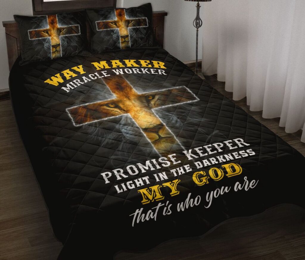 Way Gift Gift Worker Promise Keeper – Jesus Quilt Bedding Set TA Way Gift Gift Worker Promise Keeper – Jesus Quilt Bedding Set TA