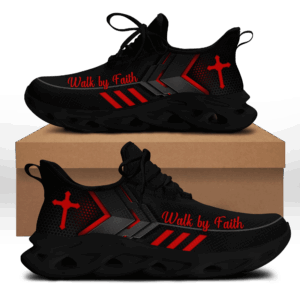 Jesus Walk By Faith Yezy Running Sneakers Gift for Men Women 3