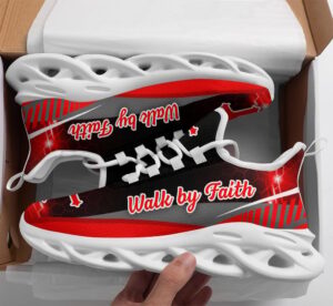 Jesus Walk By Faith Yezy Running Sneakers Gift for Men Women