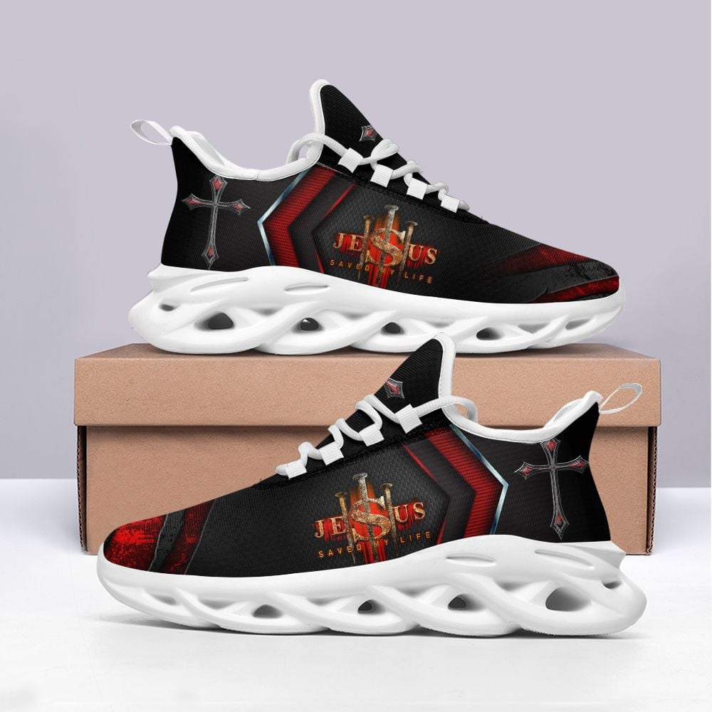 Jesus Saved My Life Yezy Running Sneakers Gift for Men Women Jesus Saved My Life Yezy Running Sneakers Gift for Men Women