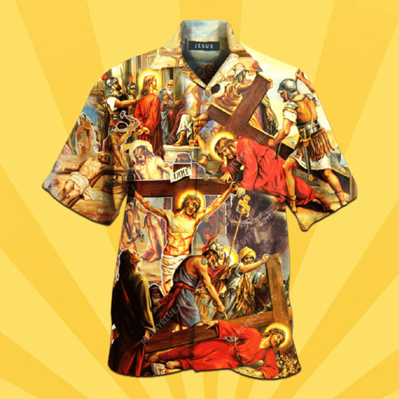 Hope In Jesus Easter Hawaiian Shirt All-over Print Gift FV2472 Hope In Jesus Easter Hawaiian Shirt All-over Print Gift FV2472