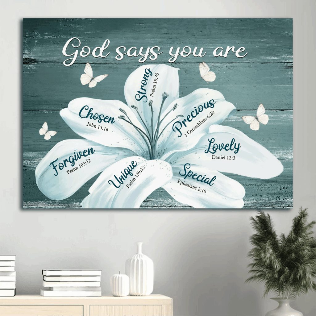 Jesus Landscape Poster Home Decor Gift – White Lily Flowers & Butterfly Painting Poster Home Decor Gift – Christian God Saying You Are Poster Home Decor Gift Jesus Landscape Poster Home Decor Gift – White Lily Flowers & Butterfly Painting Poster Home Decor Gift – Christian God Saying You Are Poster Home Decor Gift