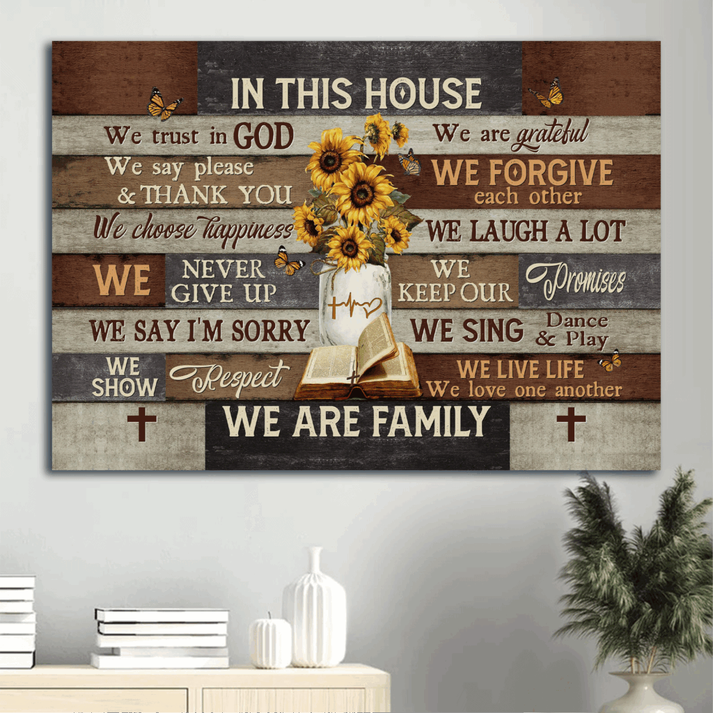 Christian Home Decor Gift Set – Jesus Landscape Sunflower Vase & Antique Bible Posters – Trust In God Christian Home Decor Gift Set – Jesus Landscape Sunflower Vase & Antique Bible Posters – Trust In God