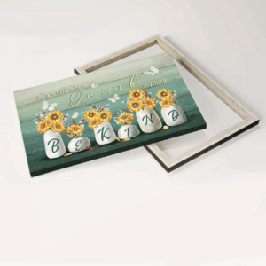Christian Home Decor Gift Set - Jesus Landscape Sunflower Vase Butterfly Poster - Be Anything 3