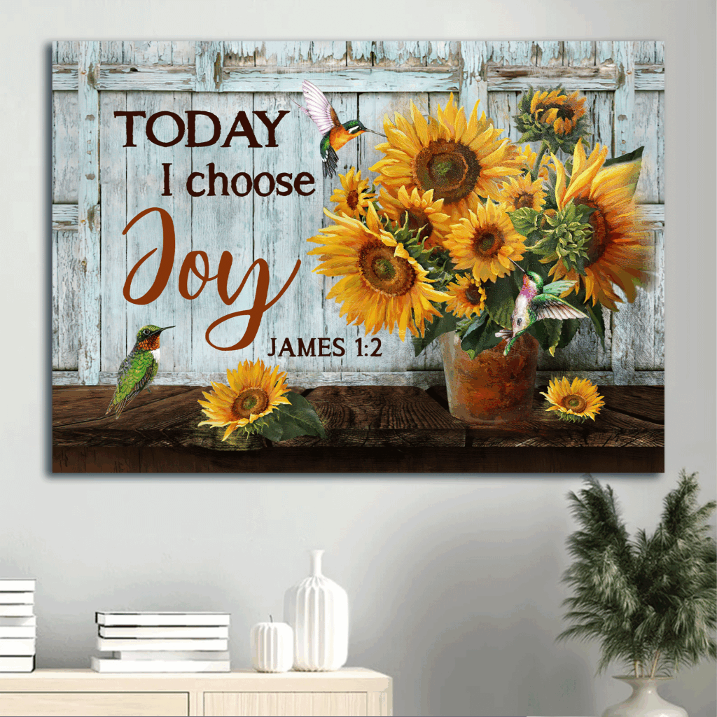 Christian Home Decor Gift: Jesus & Sunflower Landscape Poster – Joyful Wall Art Christian Home Decor Gift: Jesus & Sunflower Landscape Poster – Joyful Wall Art
