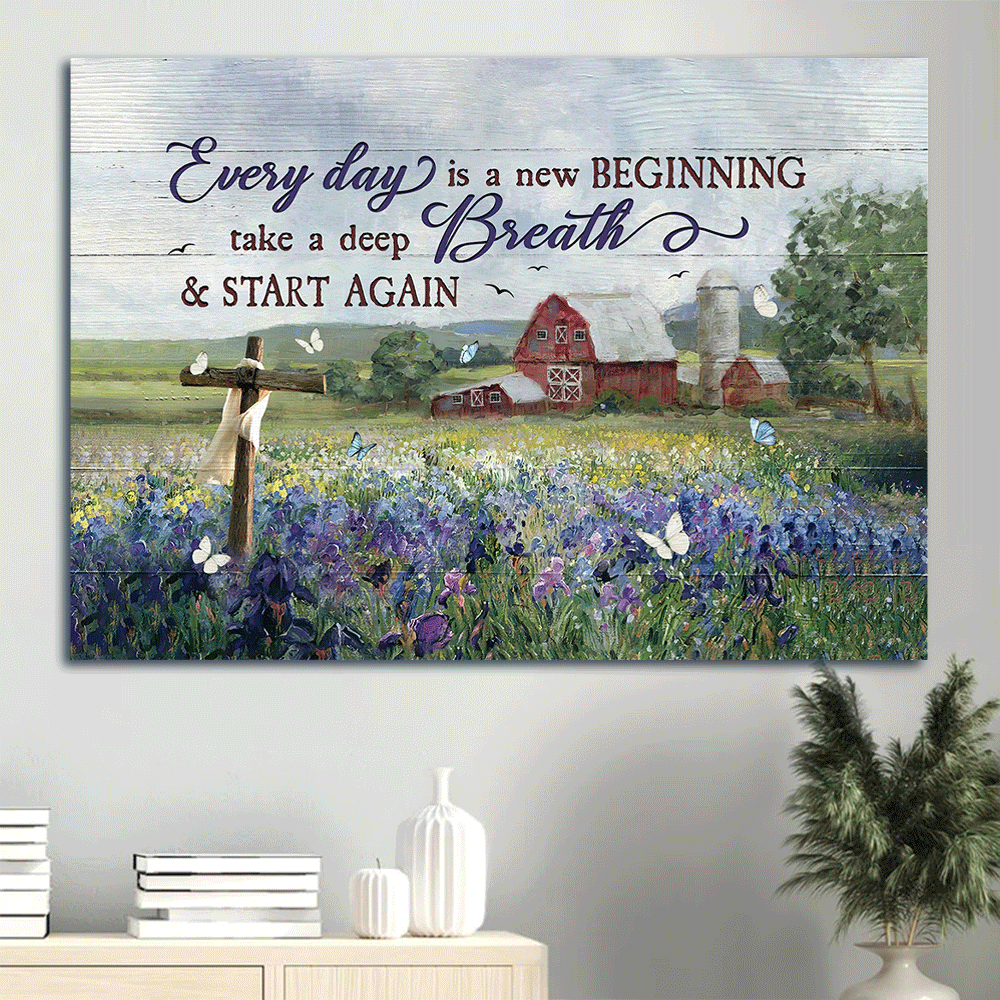 Christian Home Decor Gifts: Jesus Landscape & Cross Posters – Inspiring Flower Garden Design – New Beginning Wall Art Christian Home Decor Gifts: Jesus Landscape & Cross Posters – Inspiring Flower Garden Design – New Beginning Wall Art