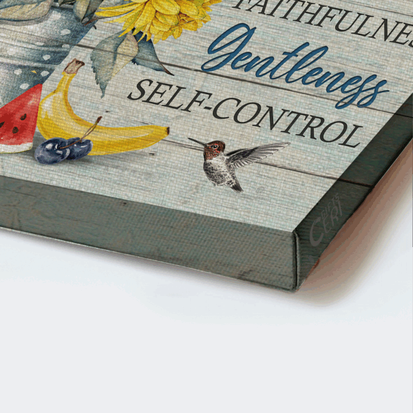 Christian Home Decor Gift: Jesus Hummingbird & Fruit of the Spirit Landscape Posters