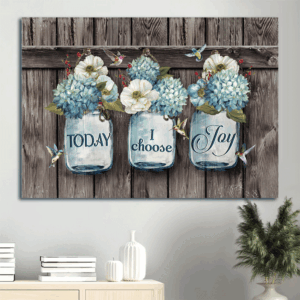 Jesus Landscape Poster Home Decor Gift - Flower Artwork Camellia Hummingbird  Poster Home Decor Gift - Christian Joy Wall Art