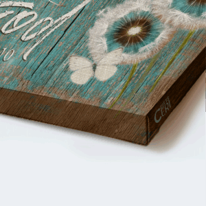 Christian Home Decor Gift: Jesus Landscape Poster with Dandelion and Butterflies Poster Home Decor Gift 1