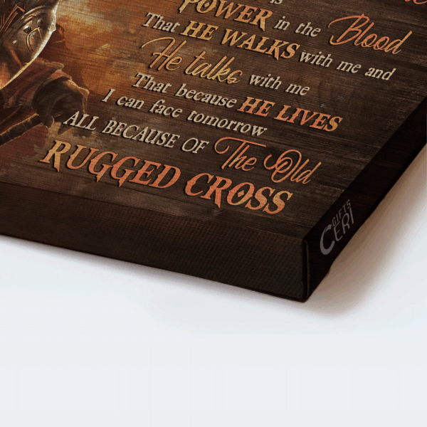 Jesus Landscape Poster: Warrior King of Kings Lion Drawing Home Decor Gift for Religious Christians – Amazing Grace