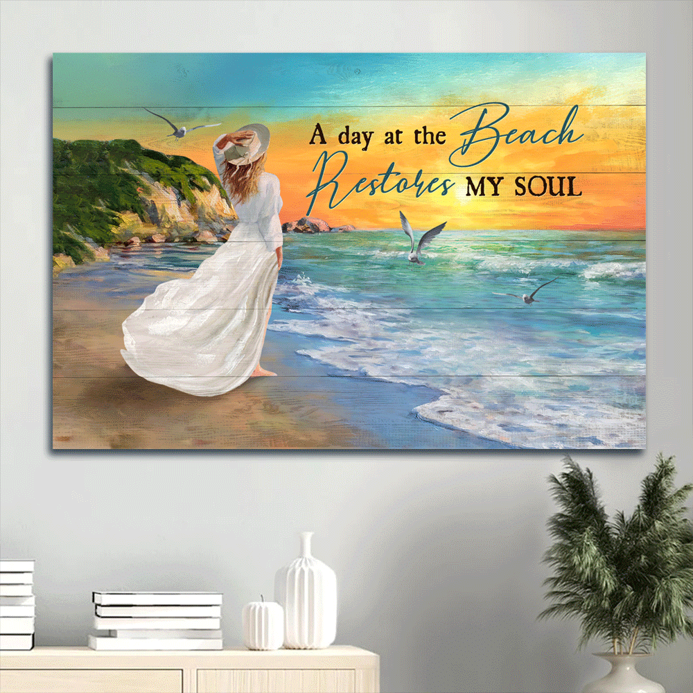 Christian Beach Sunset Poster – Inspiring Home Decor Gift for Christians Christian Beach Sunset Poster – Inspiring Home Decor Gift for Christians