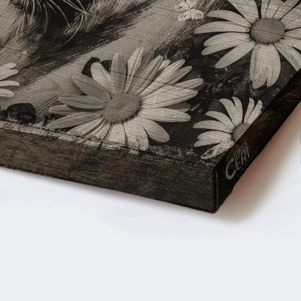 Jesus Landscape Poster Home Decor Gift – Black & White Watercolor Lion & Daisy  Poster Home Decor Gift – Christian Wall Art