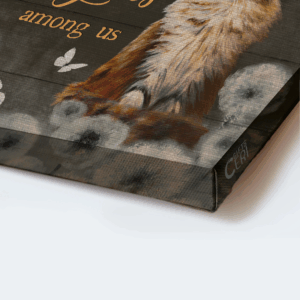 Jesus Landscape Poster- Brown Cat Poster Home Decor Gift Dandelion & Butterfly Art- Christian Gift 1