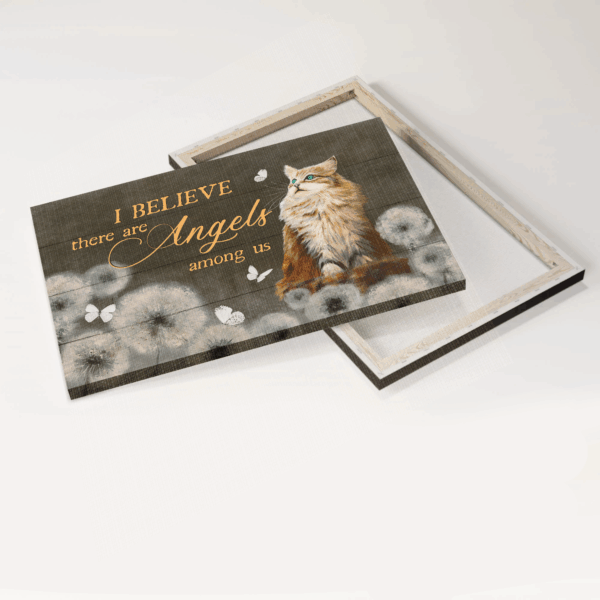 Jesus Landscape Poster- Brown Cat  Poster Home Decor Gift Dandelion & Butterfly Art- Christian Gift