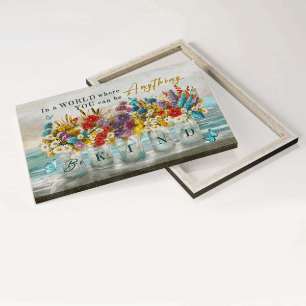 Jesus Landscape Poster Home Decor Gift – Christian Wall Art with Brilliant Flower Vase and Crystal  Poster Home Decor Gift – Perfect Gift for Christians
