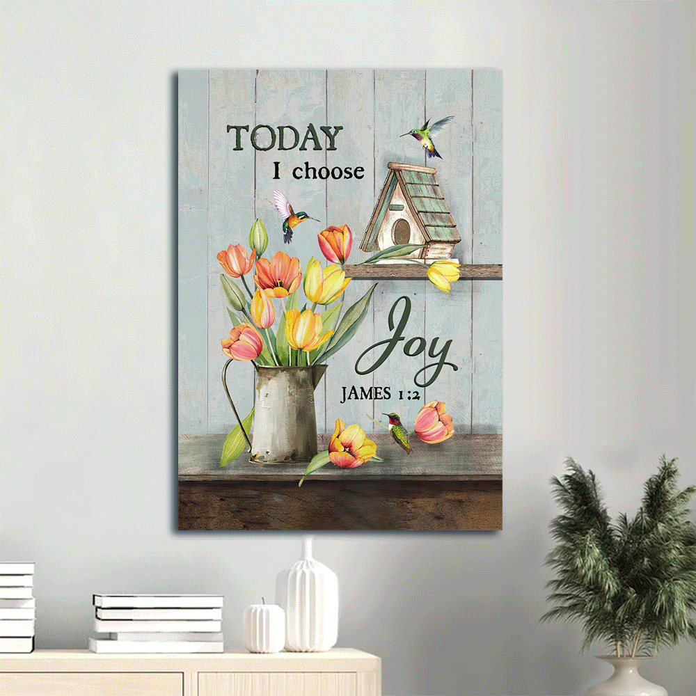 Christian Home Decor Gift: Jesus Portrait Poster with Tulip Drawing and Hummingbird Poster Home Decor Gift – Today I Choose Joy Wall Art Christian Home Decor Gift: Jesus Portrait Poster with Tulip Drawing and Hummingbird Poster Home Decor Gift – Today I Choose Joy Wall Art
