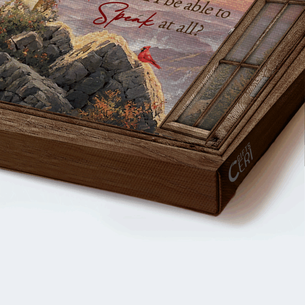 Christian Home Decor Gift: Jesus Cardinal Cotton Flower Landscape Posters – I Can Only Imagine