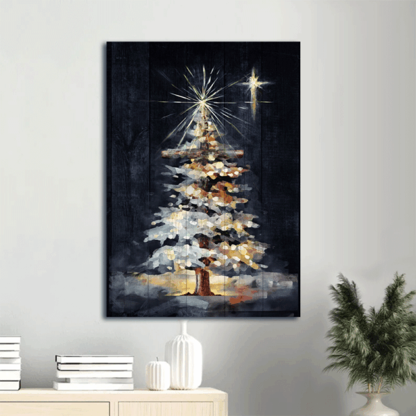 Jesus Portrait Poster: Beautiful Christmas Tree Decor Gift for Christian & Christmas Lover