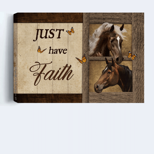 Jesus Landscape Poster Home Decor Gift – Horse Butterfly Wooden  Poster Home Decor Gift – Christian Faith Decor