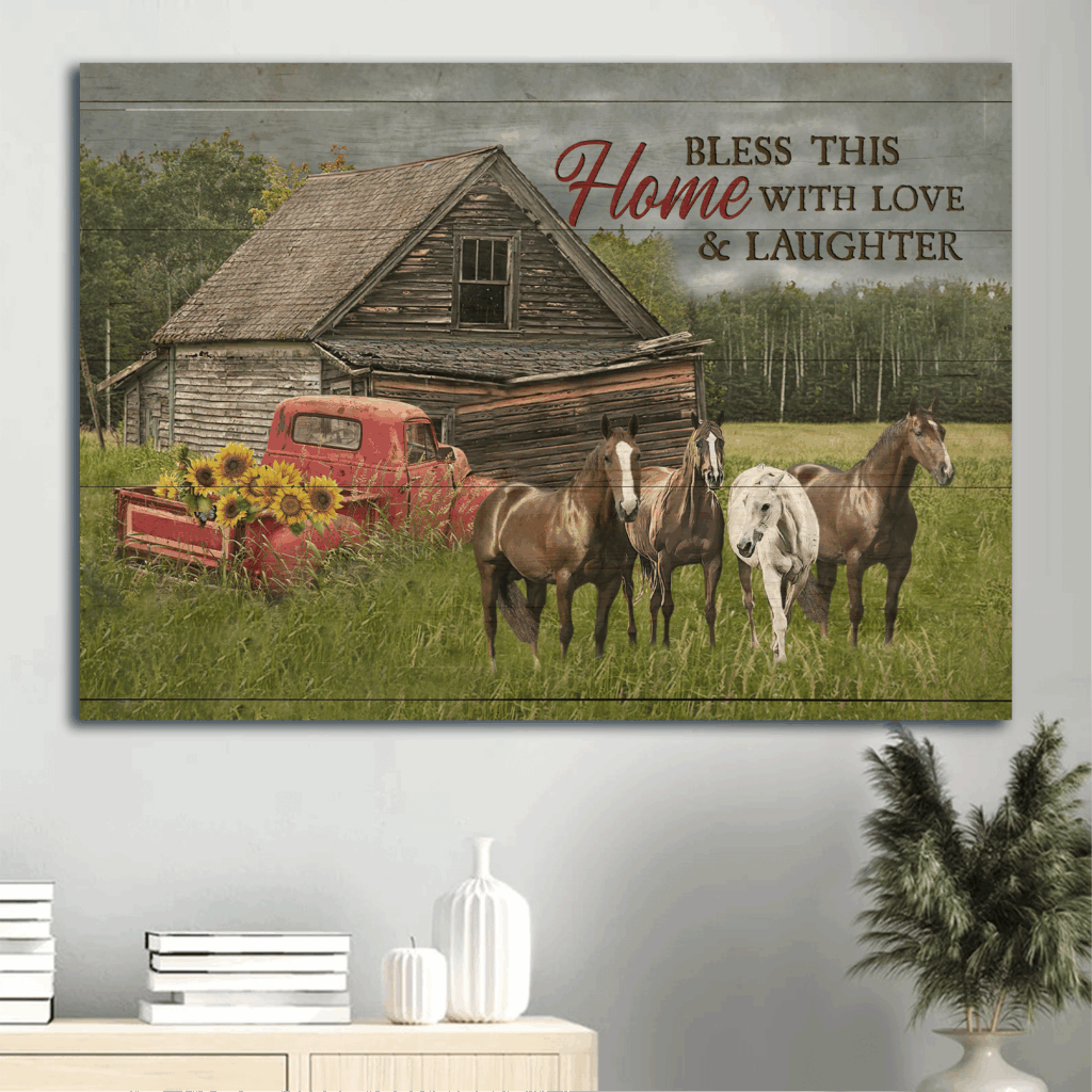 Jesus Landscape Poster: Horse & Meadow Poster Home Decor Gift – Christian Home Decor Gift – Bless This Home Jesus Landscape Poster: Horse & Meadow Poster Home Decor Gift – Christian Home Decor Gift – Bless This Home