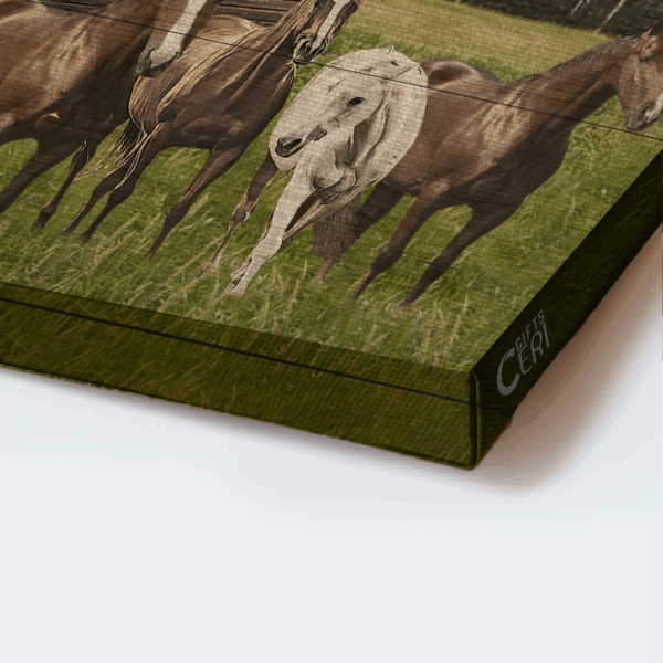 Jesus Landscape Poster: Horse & Meadow  Poster Home Decor Gift – Christian Home Decor Gift – Bless This Home