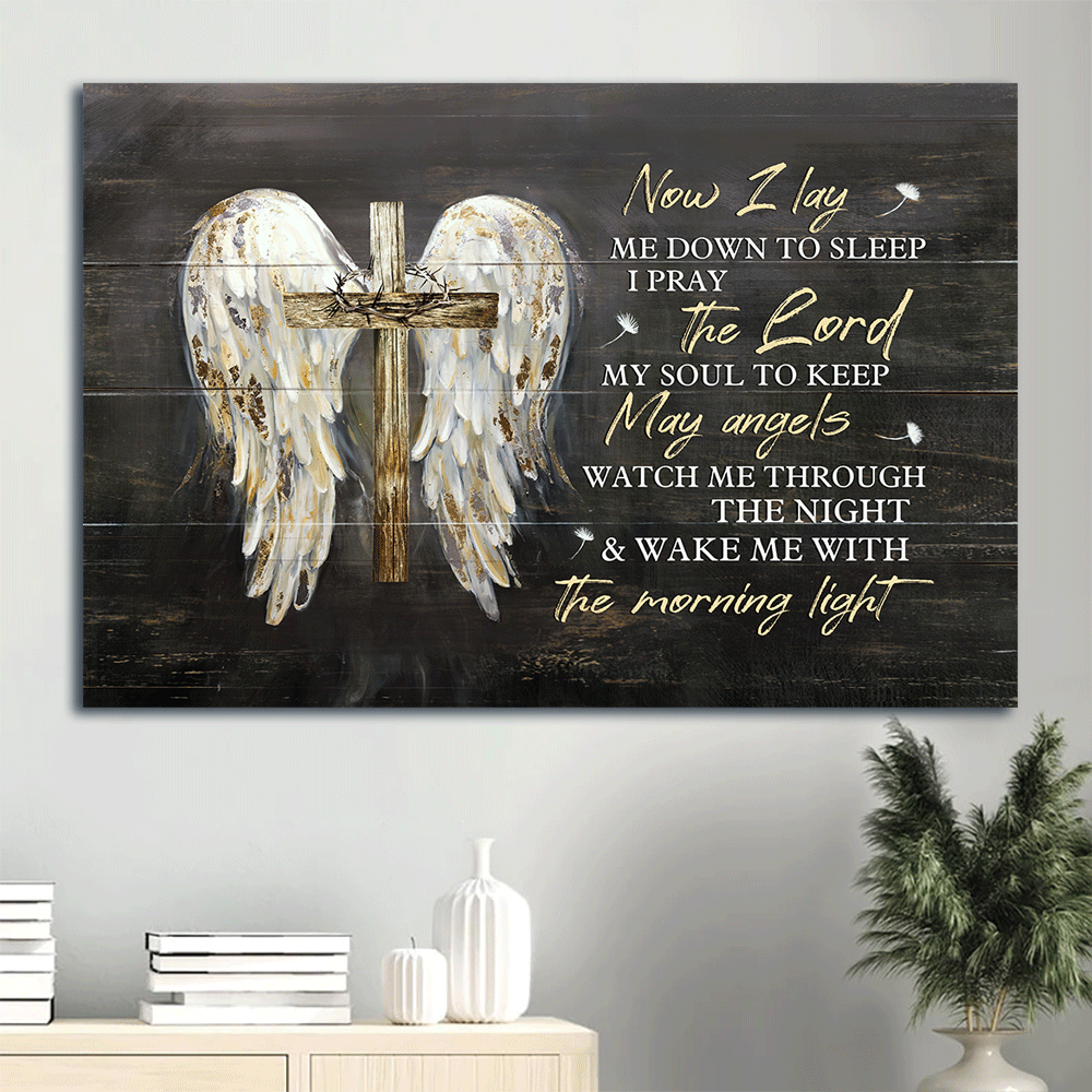 Christian Wall Art: Angel Wings Crown of Thorns Cross Symbol Poster – Faithful Home Decor Gift Prints for Believers Christian Wall Art: Angel Wings Crown of Thorns Cross Symbol Poster – Faithful Home Decor Gift Prints for Believers