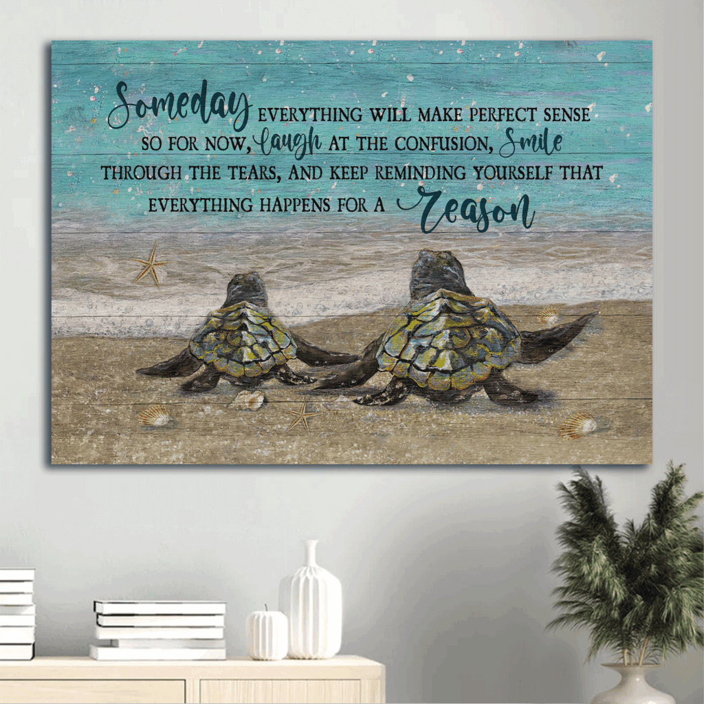 Jesus Landscape Poster – Stunning Sea Turtle & Blue Ocean Decor Gift for Christians – Inspirational Quote Included Jesus Landscape Poster – Stunning Sea Turtle & Blue Ocean Decor Gift for Christians – Inspirational Quote Included