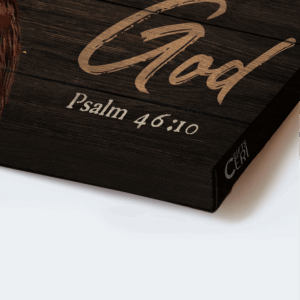 Jesus Landscape Poster Home Decor Gift - Big Cardinal God Faith Psalm 46:10 - Gift For Christian 3