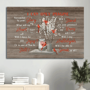 Christian Home Decor Gift Set: Jesus Landscape Poster & Briar Flower Vase  Poster Home Decor Gift - I Can Only Imagine