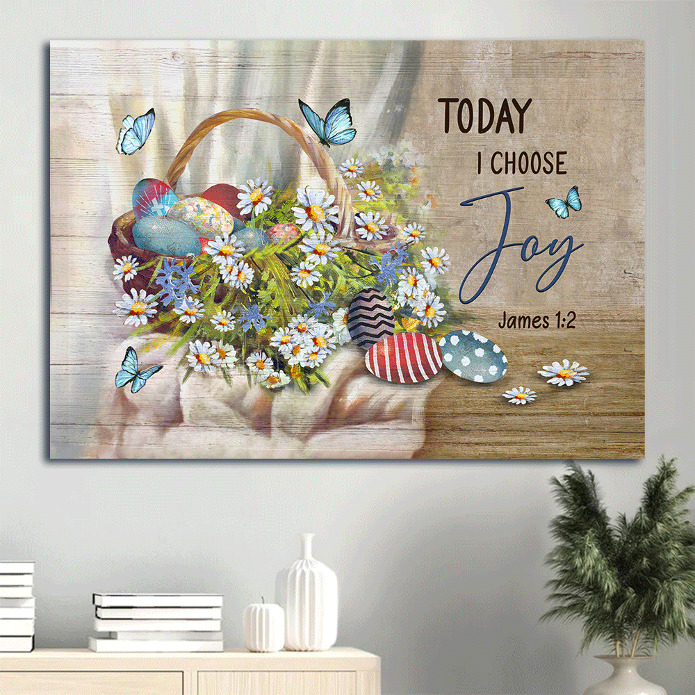 Colorful Easter Egg & Flower Jesus Landscape Poster – Christian Home Decor Gift with Blue Butterfly Poster Home Decor Gift – Today I Choose Joy Wall Decor Colorful Easter Egg & Flower Jesus Landscape Poster – Christian Home Decor Gift with Blue Butterfly Poster Home Decor Gift – Today I Choose Joy Wall Decor