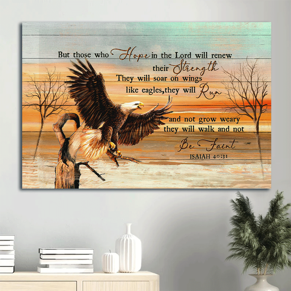 Christian Sunset Landscape Poster – Eagle Drawing Home Decor Gift Christian Sunset Landscape Poster – Eagle Drawing Home Decor Gift