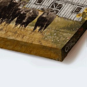Religious Christian Home Decor Gift: Jesus Landscape & Aberdeen Angus Poster with Sunflower Car and Tranquil Farm - Every Day Is A New Beginning 3