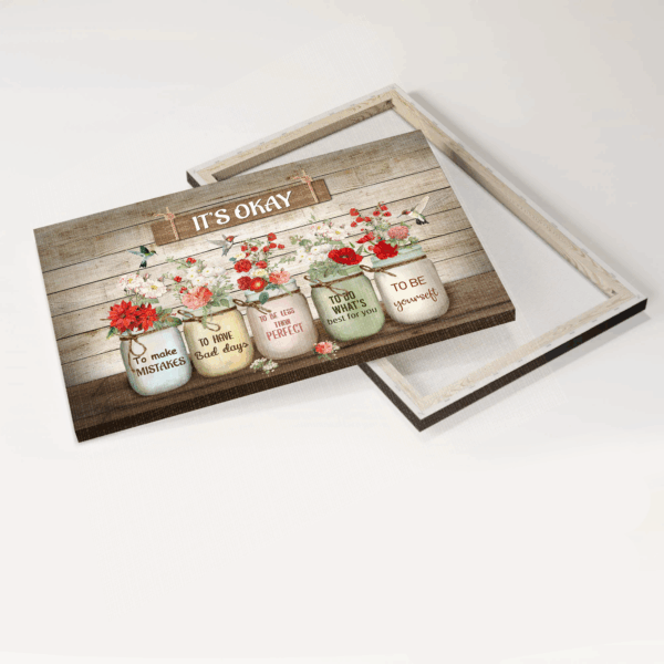 Christian Home Decor Gift: Jesus Landscape Poster with Colorful Hummingbird  Poster Home Decor Gift