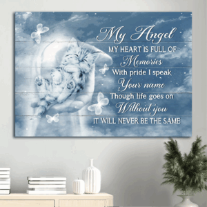 Christian Home Decor Gift: Jesus Landscape & Painting Posters - Baby Cat My Heart is Full of Memories