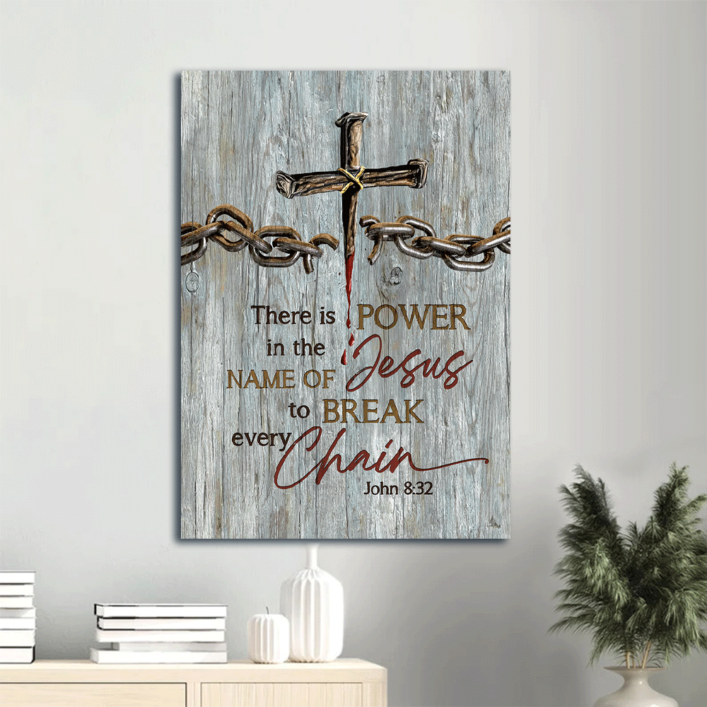 Powerful Jesus Portrait Poster: Broken Chain Blood Cross Poster Home Decor Gift – Christian Home Decor Gift Powerful Jesus Portrait Poster: Broken Chain Blood Cross Poster Home Decor Gift – Christian Home Decor Gift
