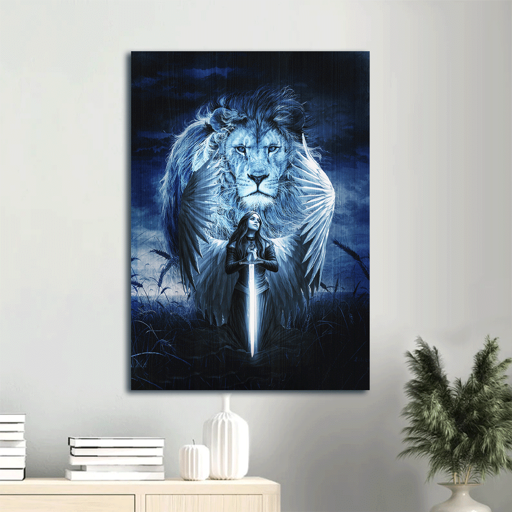 Jesus Portrait Poster Home Decor Gift – Woman Warrior Lion of Judah Stunning Wings Poster Home Decor Gift – Christian Wall Art Jesus Portrait Poster Home Decor Gift – Woman Warrior Lion of Judah Stunning Wings Poster Home Decor Gift – Christian Wall Art