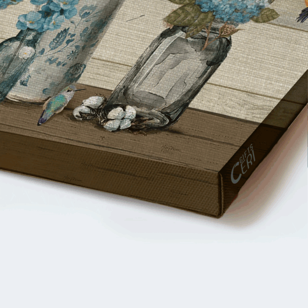 Christian Home Decor Gift – Jesus Landscape & Hummingbird Poster – Our Life Story