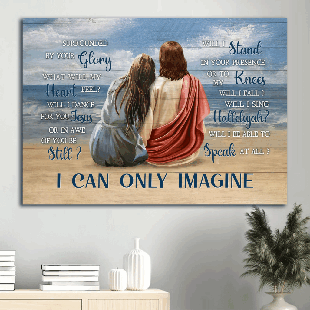 Jesus Beach Landscape Poster – Ocean View Poster Home Decor Gift Gift for Christian Home Decor – Christian Wall Art Print Jesus Beach Landscape Poster – Ocean View Poster Home Decor Gift Gift for Christian Home Decor – Christian Wall Art Print