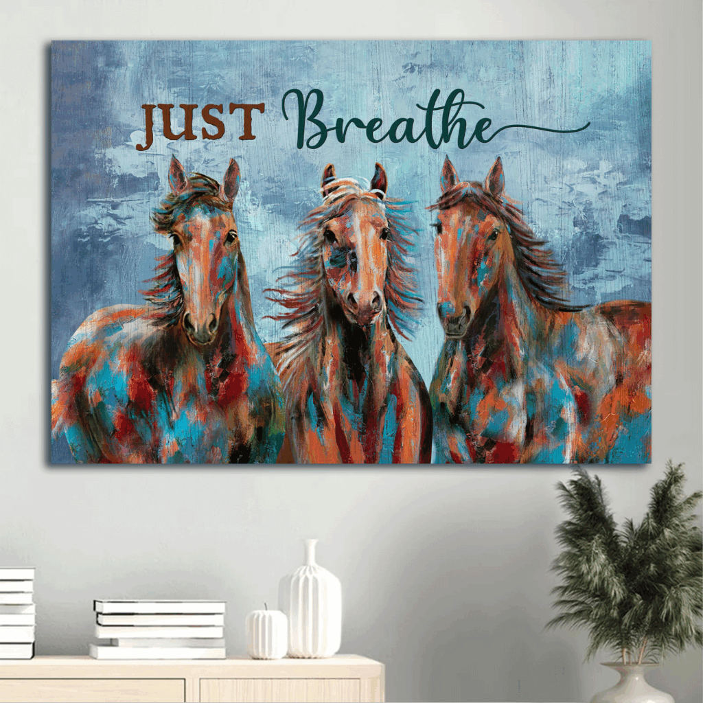 Christian Home Decor Gift: Jesus Landscape Poster with Horse Drawing on Blue Poster Home Decor Gift – Christian Wall Art Print Christian Home Decor Gift: Jesus Landscape Poster with Horse Drawing on Blue Poster Home Decor Gift – Christian Wall Art Print