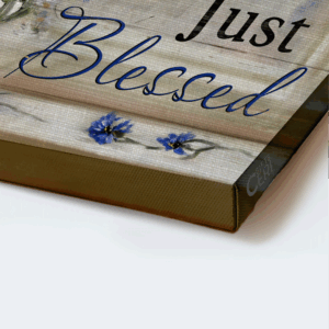 Jesus Landscape Poster Home Decor Gift - Blue Daisy Hummingbirds Christian Wall Art 1