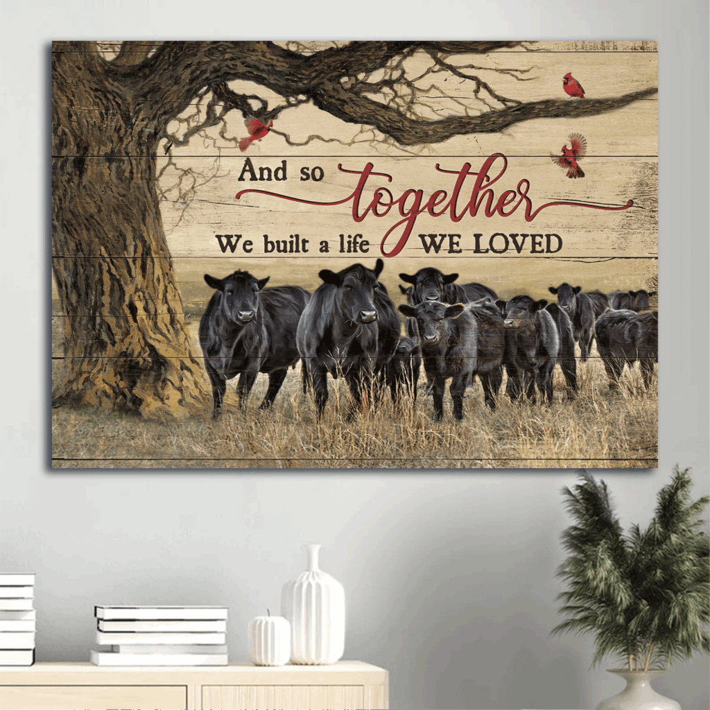 Jesus Landscape Poster Home Decor Gift – Black Cow and Red Cardinal Christian Art Print for Wall Decor Jesus Landscape Poster Home Decor Gift – Black Cow and Red Cardinal Christian Art Print for Wall Decor