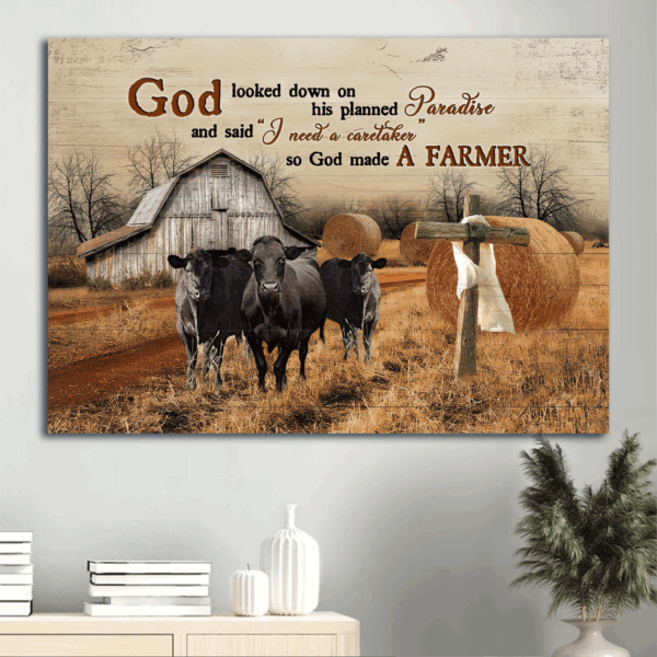 God s Paradise: Jesus Landscape Poster Home Decor Gift for Christian Wall Art